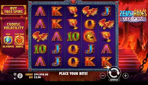 zeus vs hades слот демо версия